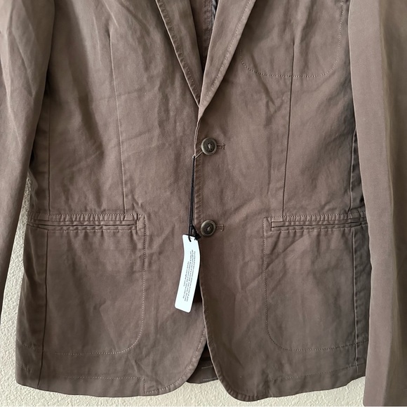 Nwt Express Boyfriend Blazer Khaki Brown - Size XS - Picture 4 of 5
